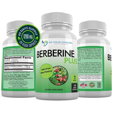Berberine Plus: Natural Blood Sugar & Weight Support | 120 Capsules