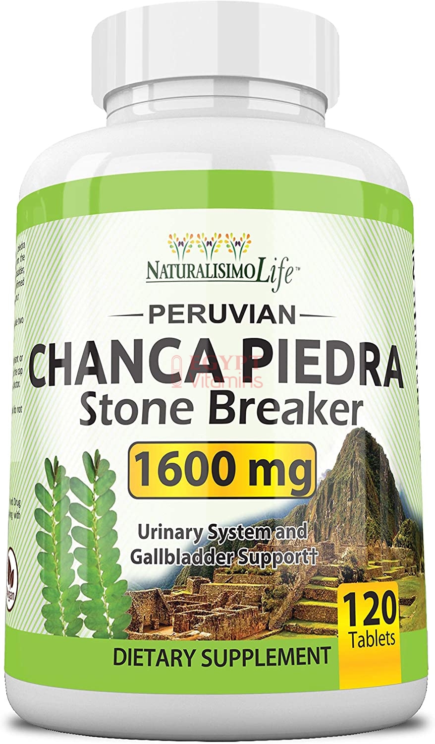 NaturalisimoLife Chanca Piedra 1600 mg – 120 Tablets
