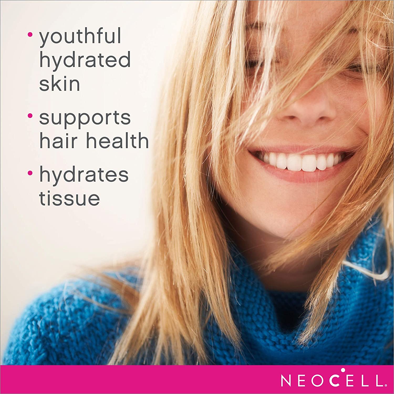 Neocell Marine Collagen, 120ct Collagen Pills with Hyaluronic Acid, Vitamin C, Magnesium, B6, B12, Zinc, and Protein, Hydrates Skin (Packaging May Vary) كولاجين بحرى (كولاجين 1 ،3) + حمض الهالورونيك وفيتامين ج وفيتامين ب6 وفيتامين ب12، لصحة الجلد والشعر ، 120 كبسولة - Image 3
