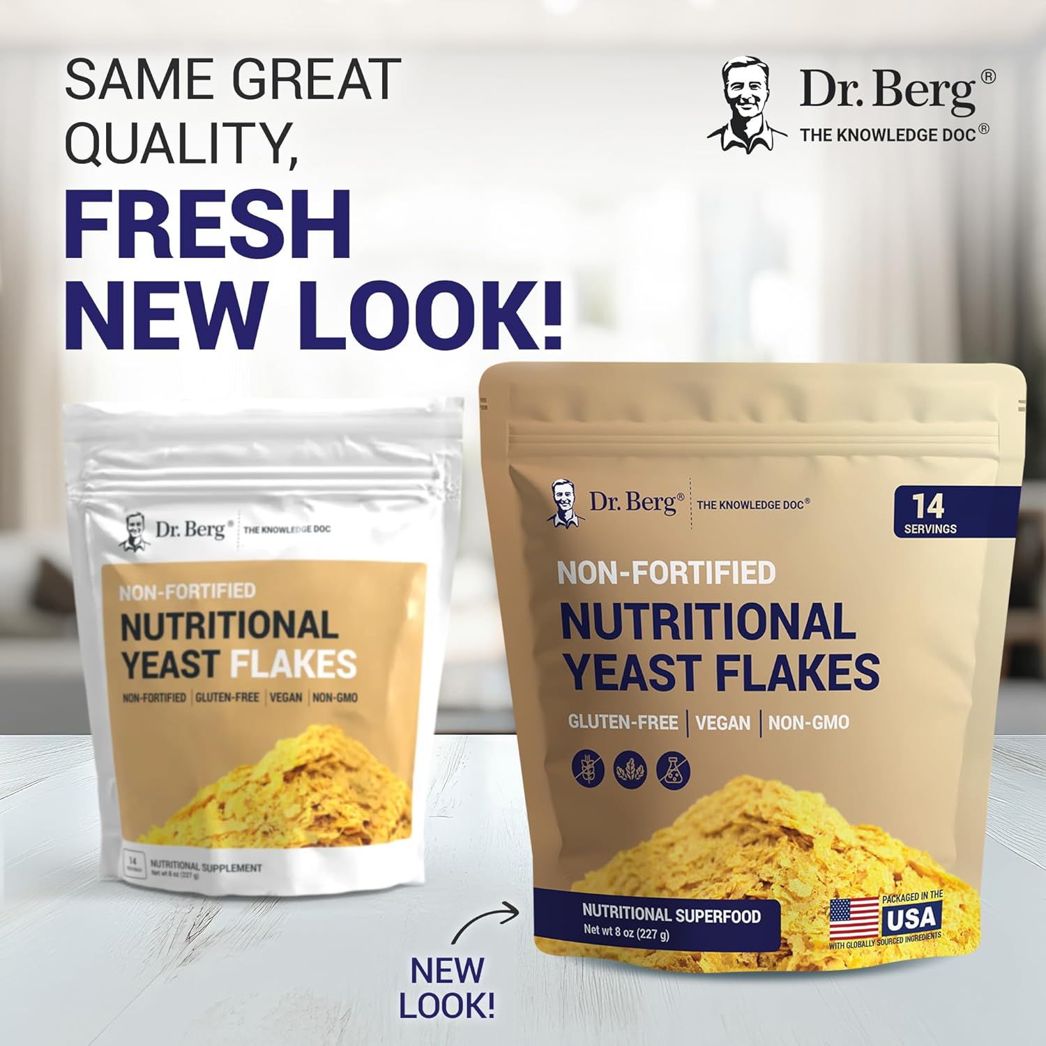 Dr. Berg Premium Nutritional Yeast Flakes | Non-Fortified Natural B Vitamins | 227 gm - Image 8