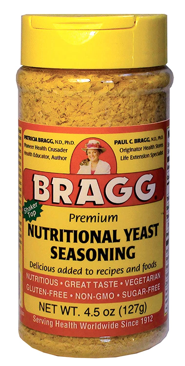 Bragg Premium Nutritional Yeast Seasoning, source of vitamin B12 ,127 grams