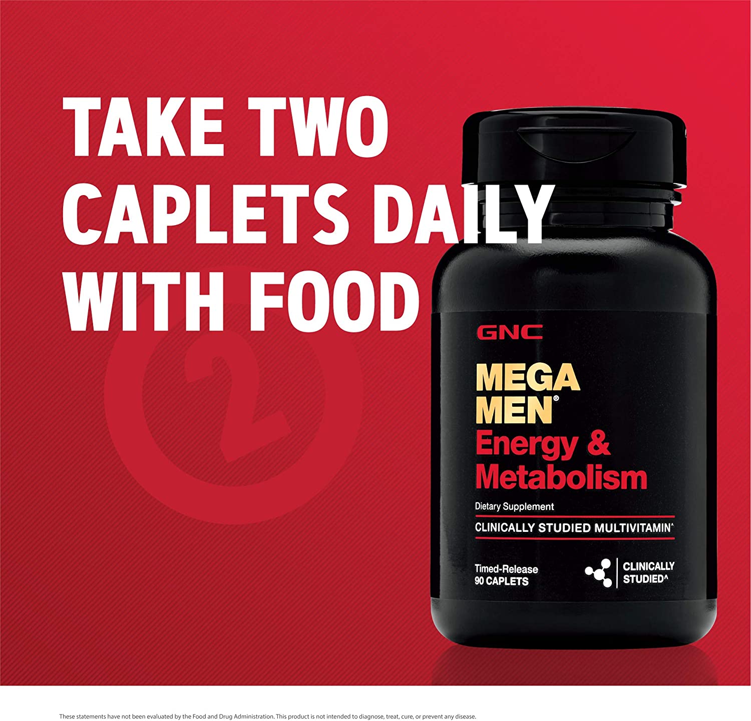GNC Mega Men Energy & Metabolism Multivitamin | 180 Count - Image 4