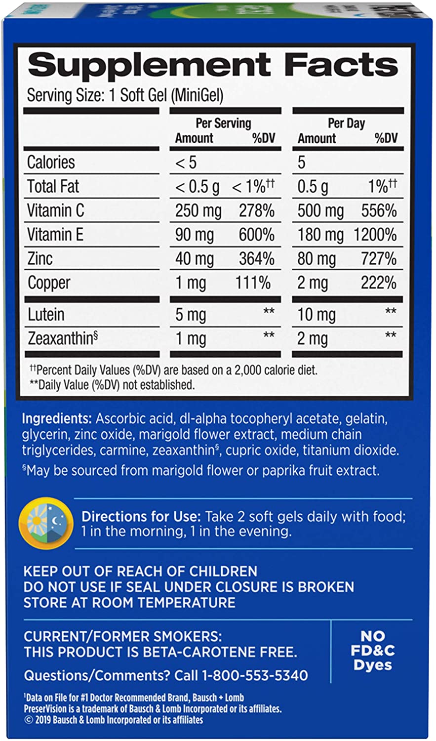 PreserVision AREDS 2 |120 Softgels - Image 4