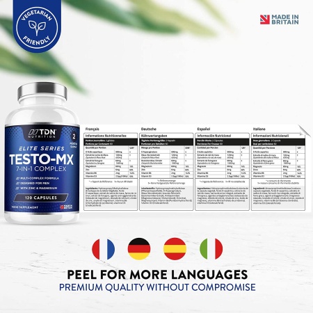TDN Testo-MX Testosterone Booster -120 Capsules