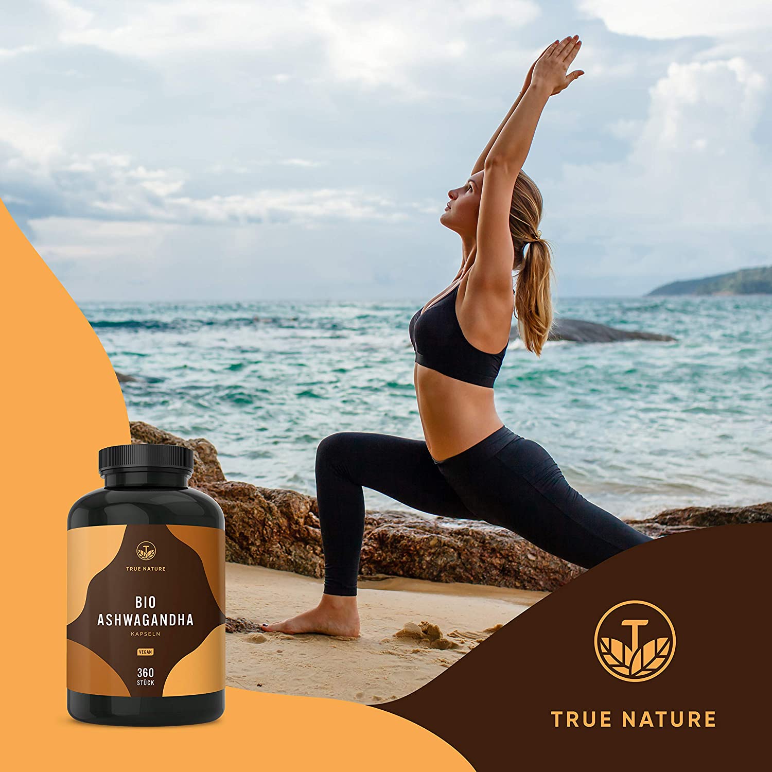 TRUE NATURE Organic Ashwagandha | 360 Capsules - Image 5