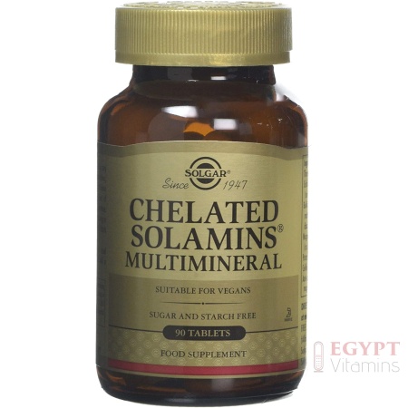Solgar Chelated Solamins Multimineral – 90 Tablets