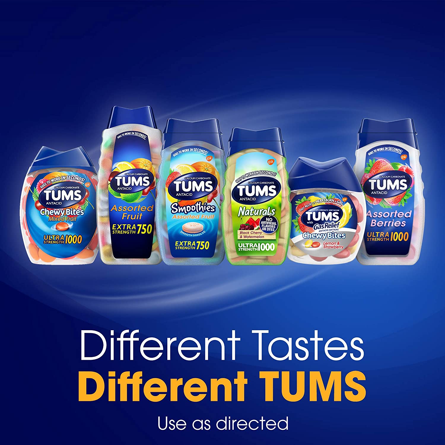 Tums Ultra Strength 1000 Antacid Chewable Tablets | Heartburn Relief | 265 Chewable Tablets - Image 6