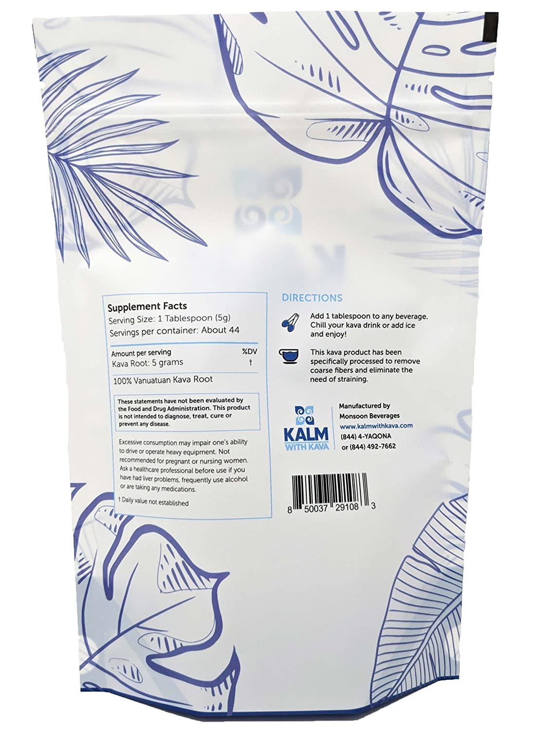 Kalm with Kava Borongoru Micronized Kava (8 oz) - Image 2