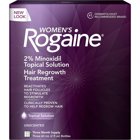 Rogaine Women's 2% Minoxidil Solution - 3-Month Supply