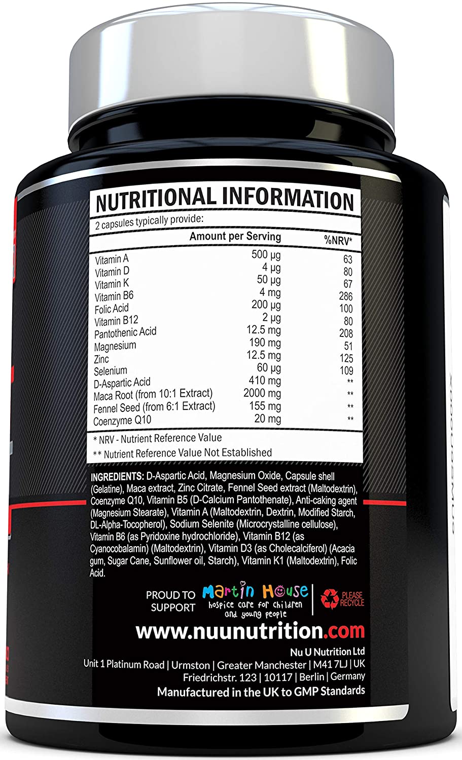 Test Boost for Men -Testosterone Support ,180 Capsulesتيست بووست لدعم وزيادة مستويات هرمون التستوستيرون عبوه 180 كبسوله - Image 4