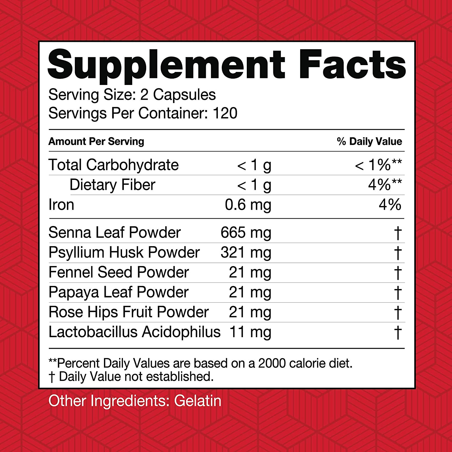 Super Colon Cleanse, 530mg, 240 Countتطهير القولون ، لتحسين صحة الجهاز الهضمى ، وزيادة مستويات الطاقة ، 240 كبسولة - Image 2