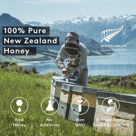 New Zealand Honey Co. Raw Manuka Honey UMF 20+ / MGO 829+ | 8.8oz / 250g