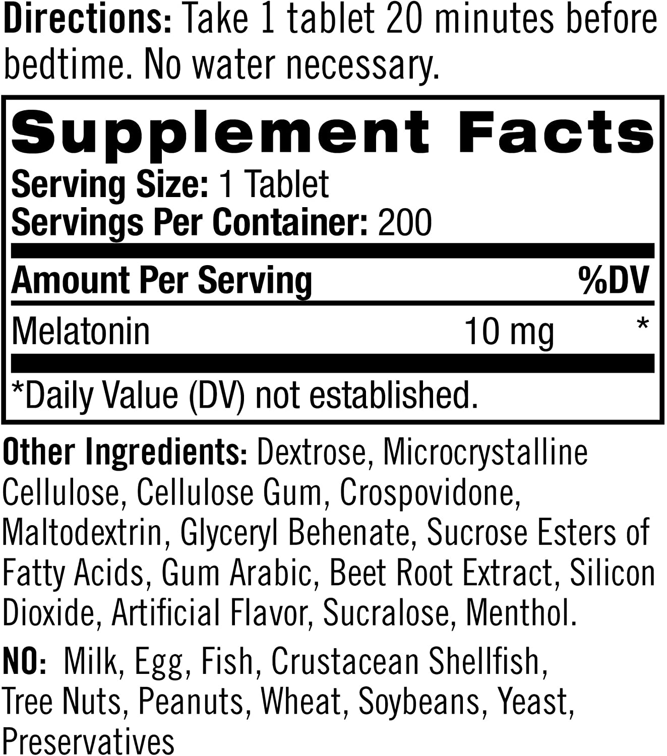 Natrol Fast Dissolve Melatonin 10mg | Sleep Support | 100ct - Image 3