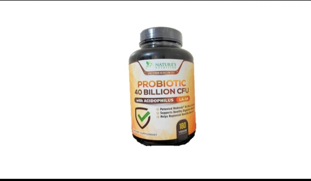 Nature's Nutrition Probiotic 40 Billion CFU - 15x More Effective with Targeted Release Lactobacillus Acidophilus - 180 Capsules ناتشرالز نيتريشن بروبيوتيك 40 مليار وحدة دولية لصحة الجهاز الهضمى والجهاز المناعى 180 كبسولة - Image 5