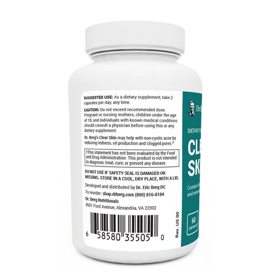 Dr Berg clear skin 60 caps - Image 3