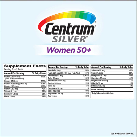 Centrum Silver Women 50+ – 275 Tablets