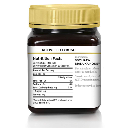 Good Natured Raw Manuka Honey Certified MGO 820+ (NPA 20+) Highest Grade Medicinal Strength Manuka with Antibacterial Activity - 250g عسل نحل مانوكا الخام ، +20 أعلى قيمة للقوة العلاجية لعسل مانوكا و تأثير مضاد للبكتيريا ، 250 جرام - Image 2