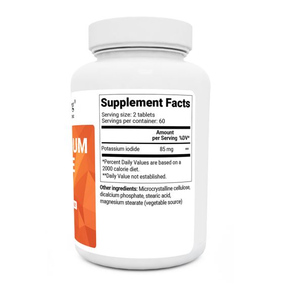 Dr Berg Potassium Iodideدكتور بيرج بوتاسيوم ايوديد تركيز 85 مجم للجرعة،120قرص - Image 3