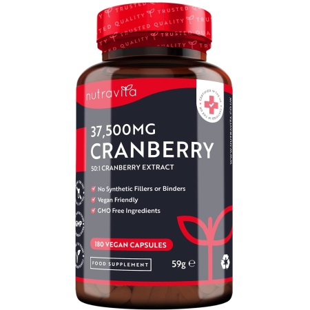 Nutravita, Cranberry 37500mg,180 Capsules