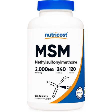 Nutricost, MSM 2000mg, 240 Tablets