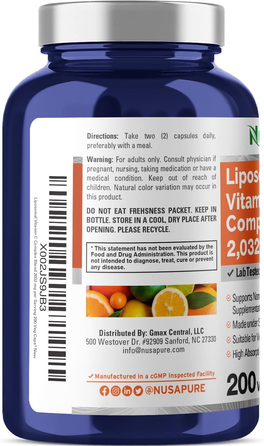 take 2 capsules daily