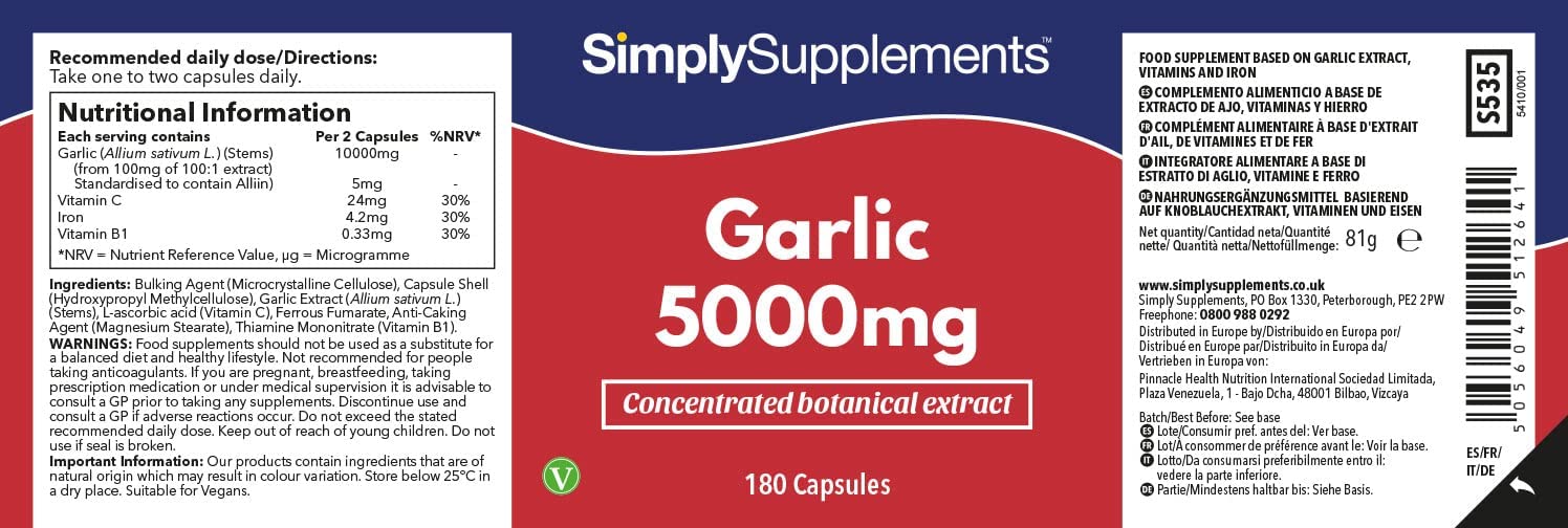 Garlic Supplement
