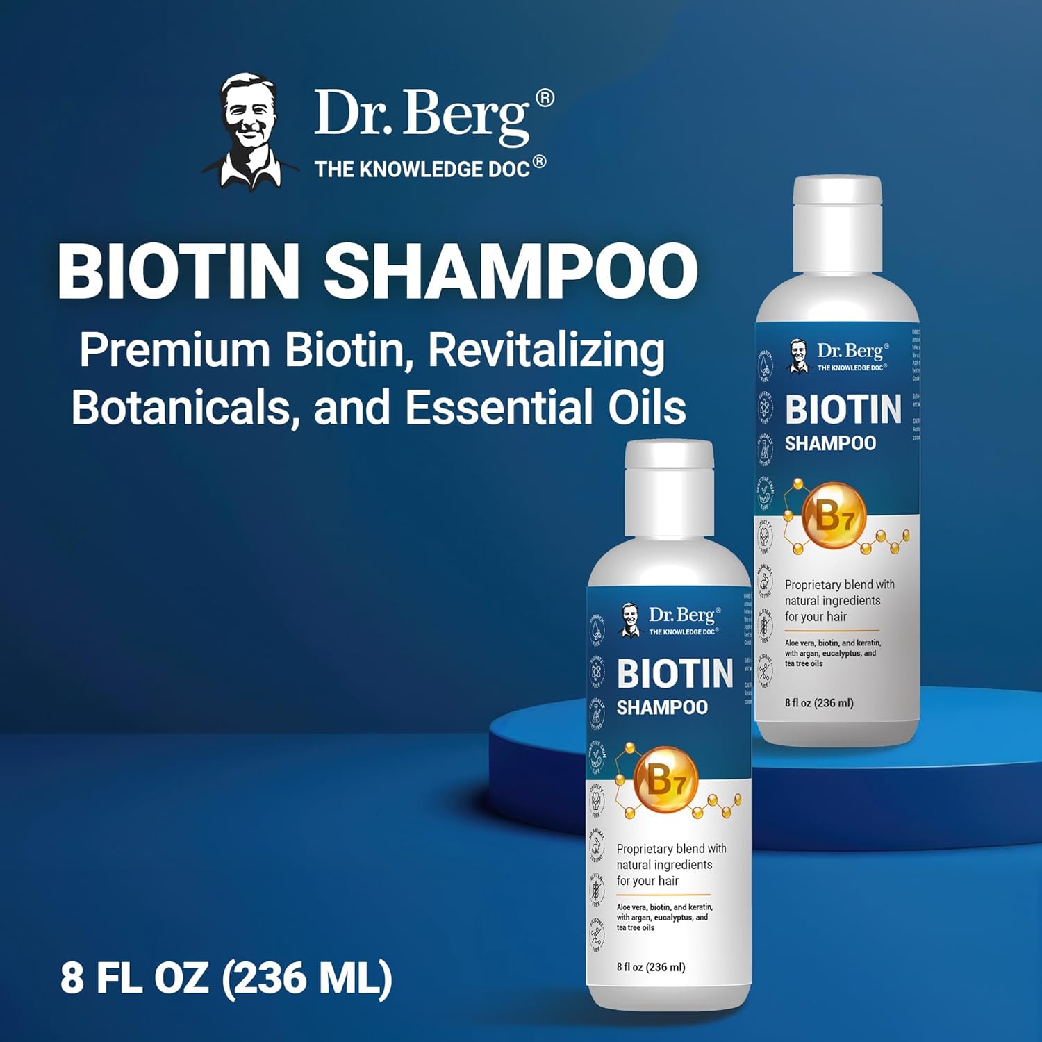 Dr Berg Biotin Shampoo Sulfate Free, 236 ml - Image 4