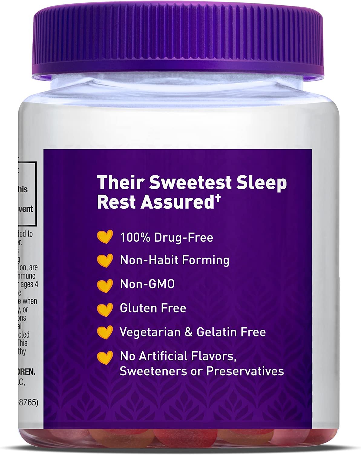 Natrol Kids Melatonin Gummy, 1mg, Sleep Aid Supplement for Children, Ages 4 and up, 90 Berry Flavored Gummies - Image 6