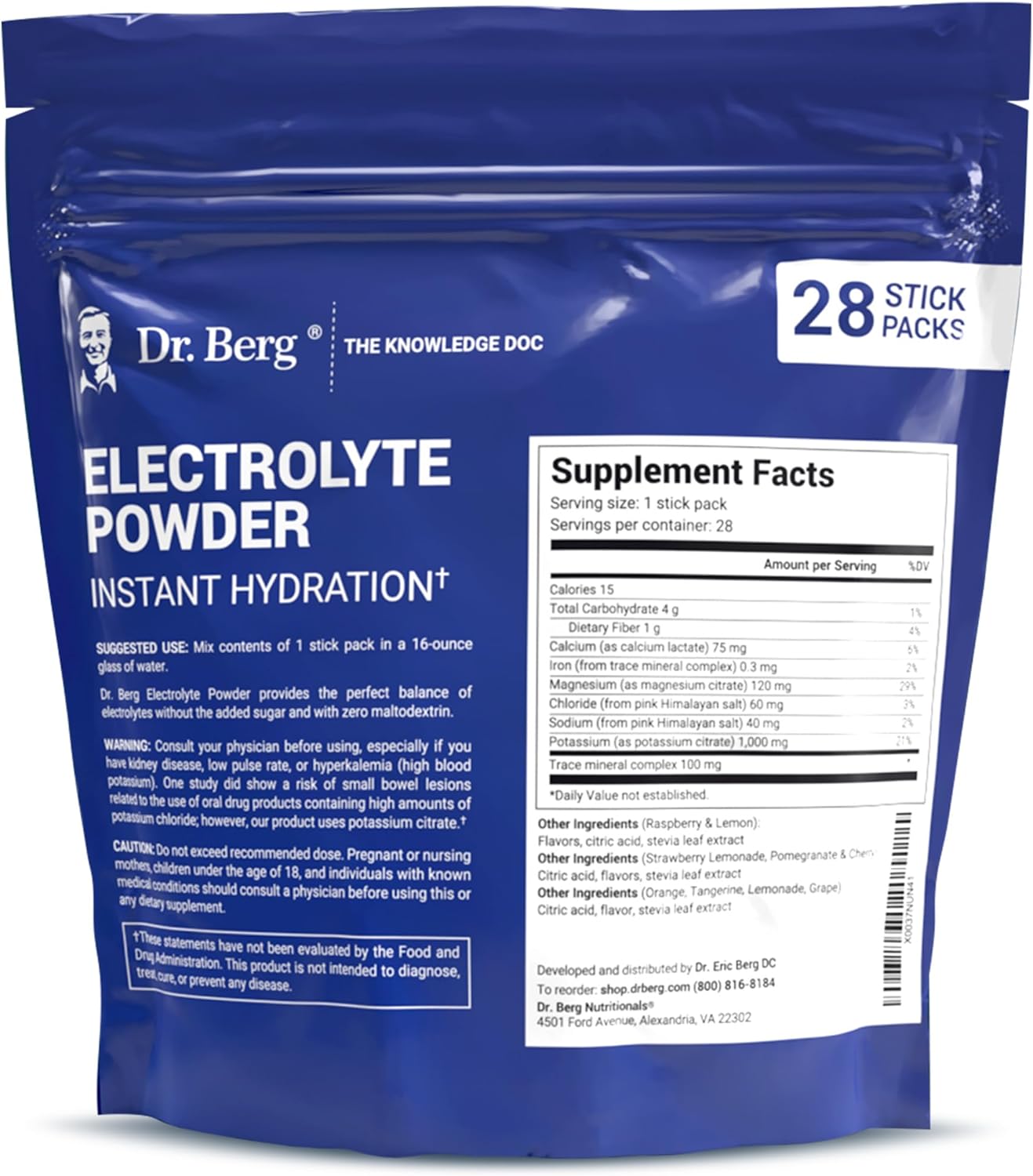 Dr Berg Electrolyte, Electrolyte