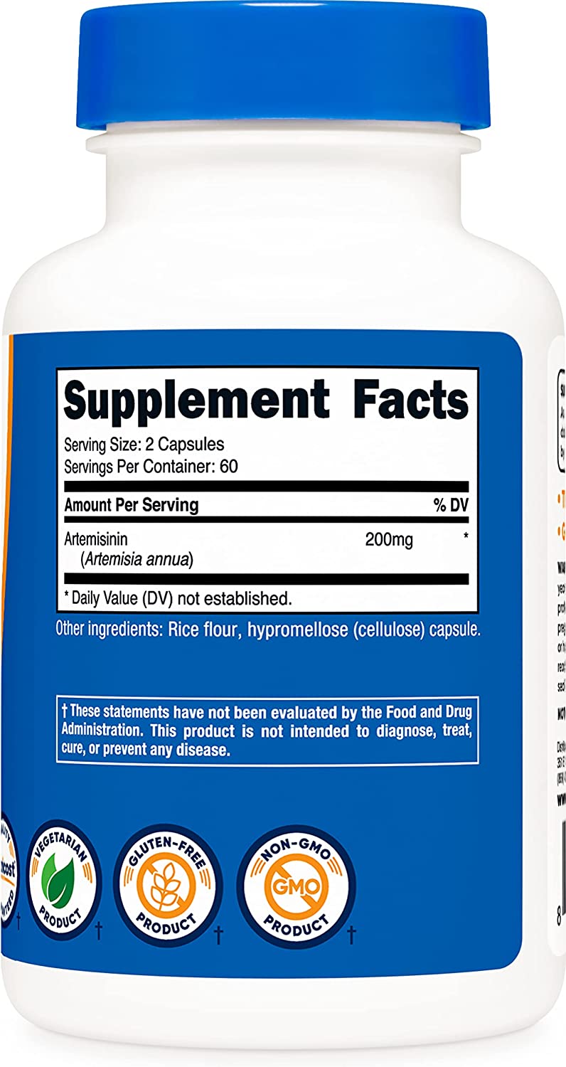 Nutricost, Artemisinin 200mg, Ingredients