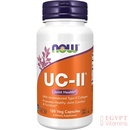 NOW Supplements, UC-II Type II Collagen with Undenatured Type II Collagen, 120 Veg Capsules