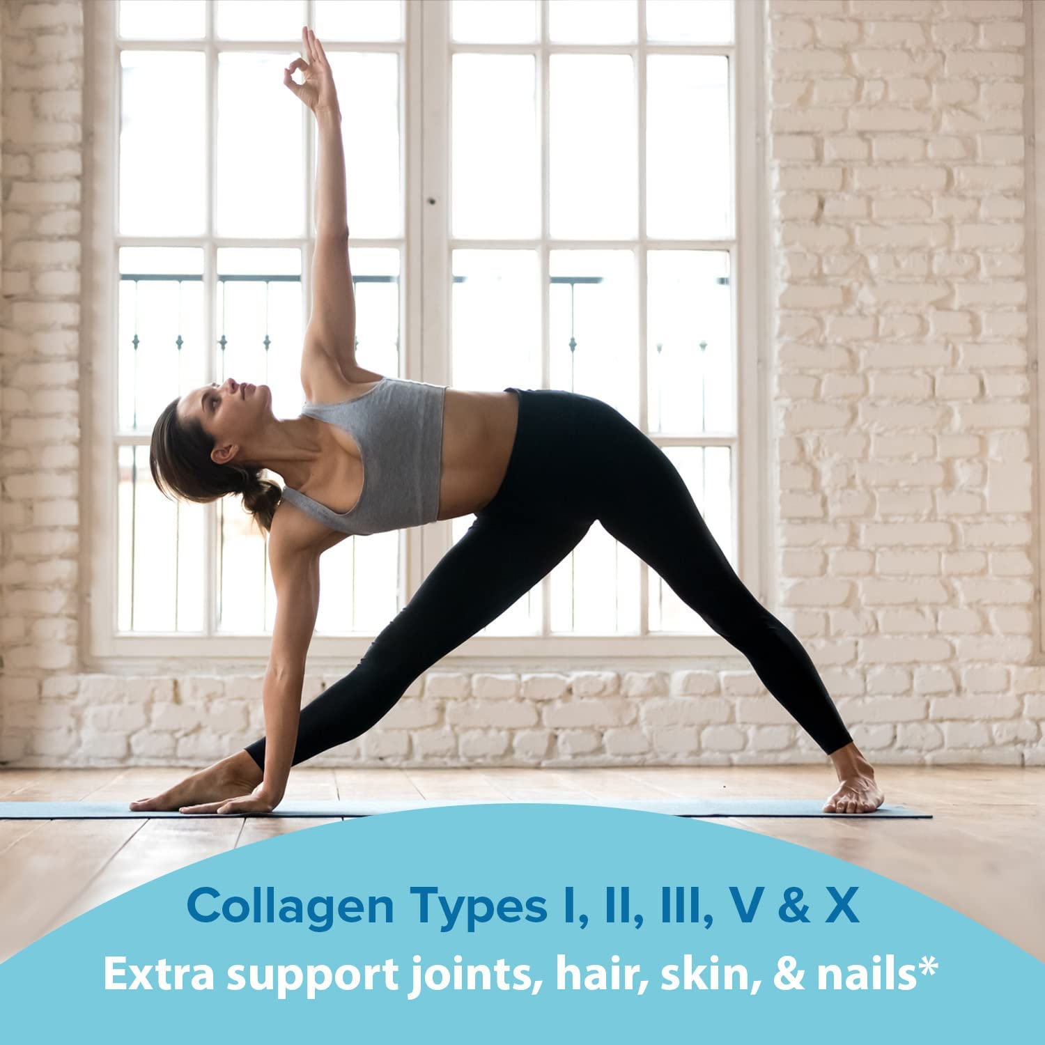 Sanar Naturals Collagen Pills Multi Collagen Complex - Type I, II, III, V, X - Extra Strength Hair Skin Nails Joints - Hydrolyzed Collagen Peptides Supplement, 150 Capsules