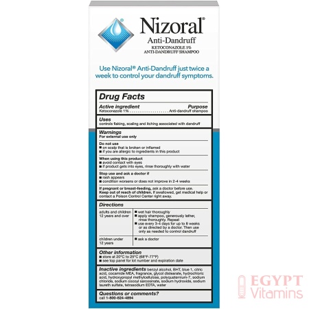 Nizoral A-D Anti-Dandruff Shampoo 7 Fl Oz, 200 ml