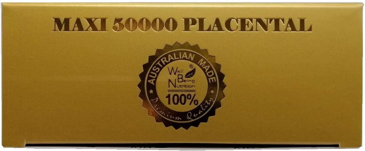 Wealthy Health Maxi 50000 mg Placental Baby Sheep Essence 100 Capsules