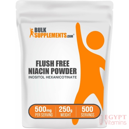 BULKSUPPLEMENTS.COM Niacin Powder - Niacin 500mg - Niacin with Flushing - Vitamin B3 Supplement - Niacin Flush - B3 Vitamins - 500mg of Nicotinic Acid per Serving (250 Grams - 8.8 oz)