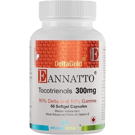 Eannatto DeltaGold Tocotrienols | Premium Vitamin E Supplement – 60 Capsules