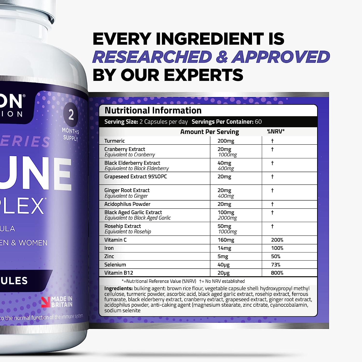 TDN Nutrition System Support - Premium Immune Supplement - 120 Capsulesمنتج مثالي لدعم المناعه عبوه 120 كبسوله - Image 4