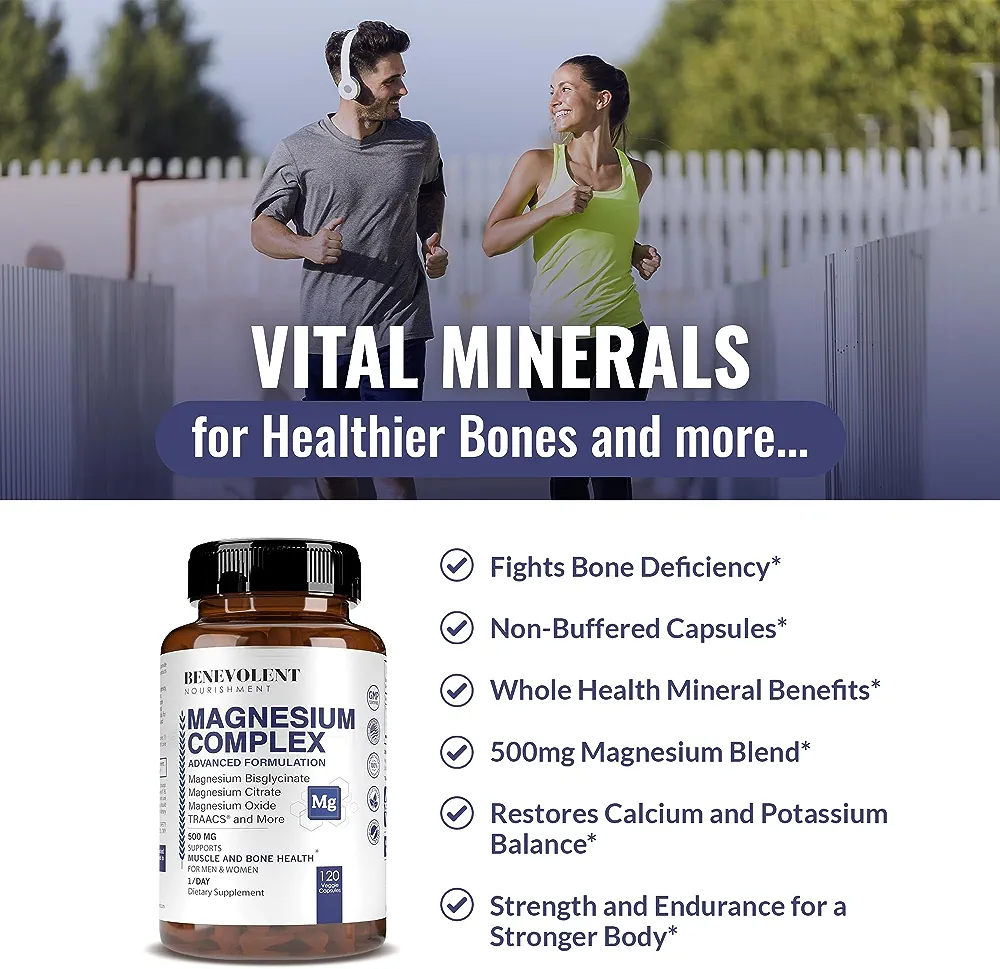 5-in-1 Magnesium Complex by Benevolent, Benefits.