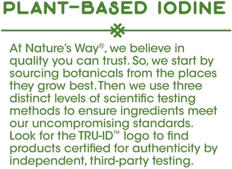 Nature's Way Premium Herbal Bladderwrack Whole Thallus 580 mg, 100 Count - Image 7