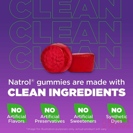Natrol Kids Melatonin 1mg, Dietary Supplement for Restful Sleep, 180 Berry-Flavored Gummies, 180 Day Supply