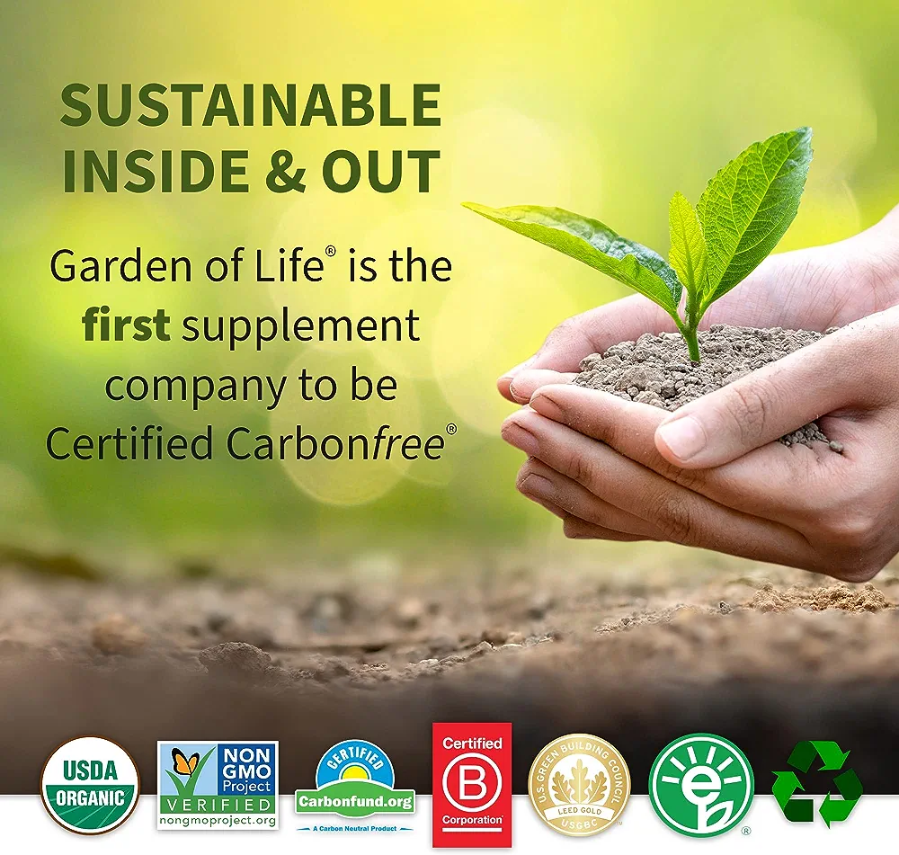 Garden of Life Raw B Complex - Vitamin Code - 120 Vegan Capsules, High Potency Vitamins for Energy & Metabolism with B2 Riboflavin, B1, B3, B6, Folate, B12 as Methylcobalamin & Biotin Plus Probiotics - Image 7