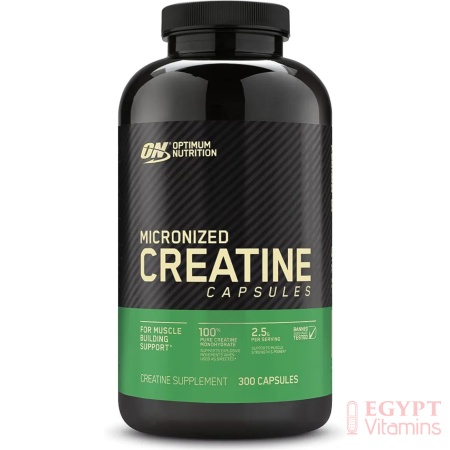 Optimum Nutrition Micronized Creatine Monohydrate Capsules, Keto Friendly, 2500mg, 300 Capsules