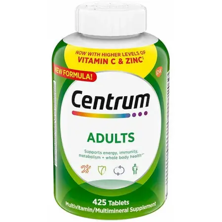 Centrum Adults Multivitamins contains key vitamins such as Vitamin C, Vitamin D, and Zinc, all of which play pivotal roles in bolstering immune function.