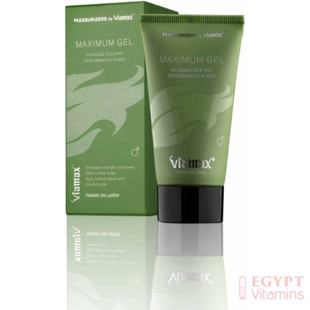Viamax Maximum Gel - Male Enhancement Gel (Effectively Stimulates The Blood Flow, Enhances Penis Stamina and Creates More Powerful Erections)