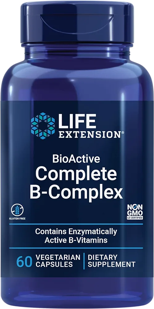 Life Extension BioActive Complete B-Complex | 60 Veg Caps