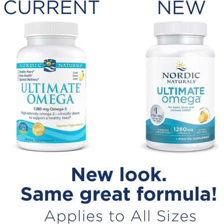 Nordic Naturals Ultimate Omega Lemon Flavor – New look