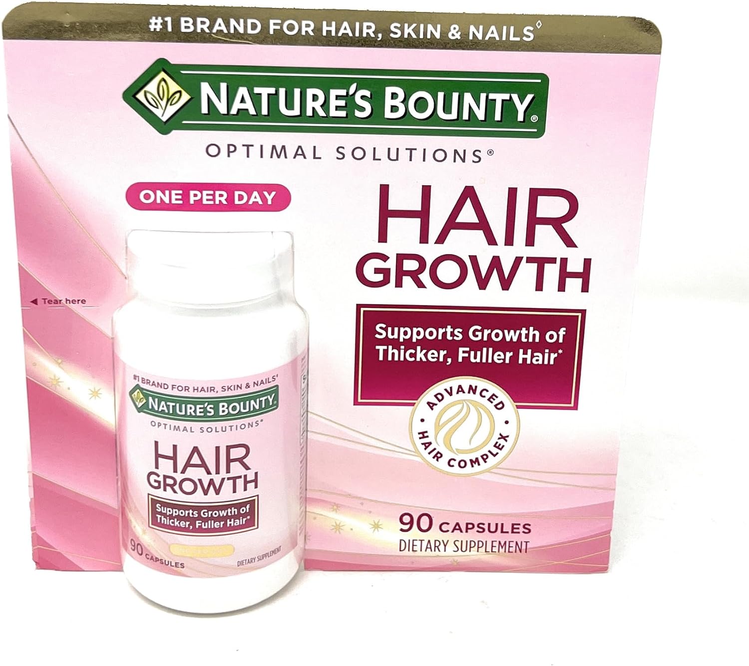Nature's Bounty Hair Growth | 90 Capsules - Image 3