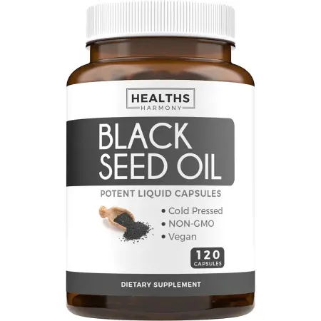 Healths Harmony Black Seed Oil - 120 Softgel Capsules