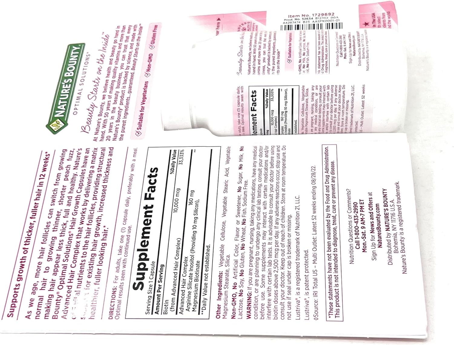 Nature's Bounty Hair Growth | 90 Capsules - Image 8
