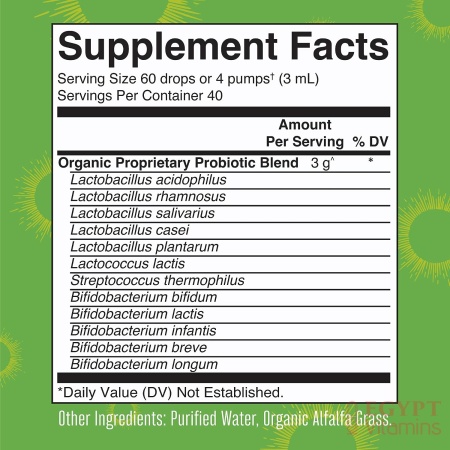 MaryRuth's USDA Organic Liquid Probiotics | Improves Immune Function for Men | Women & Kids | 12 Live Strains Flora w/Acidophilus Probiotic | Vegan | Non-GMO | 4 Fl Oz